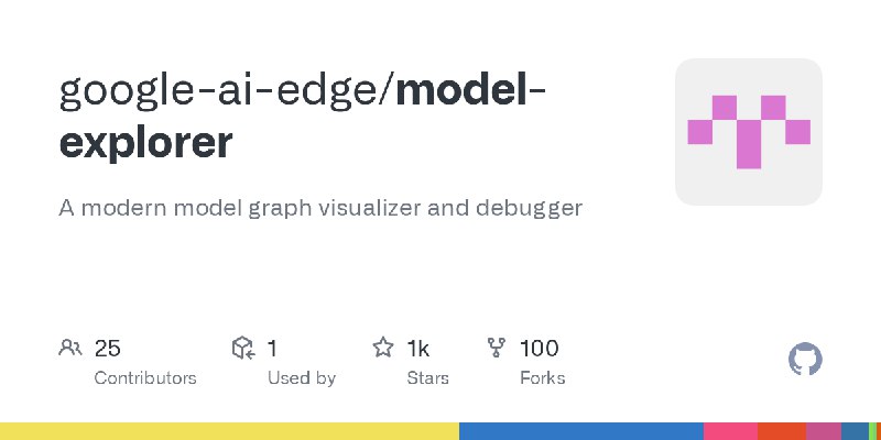 GitHub - google-ai-edge/model-explorer: A modern model graph visualizer and debugger