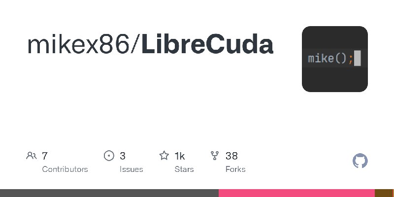 GitHub - mikex86/LibreCuda