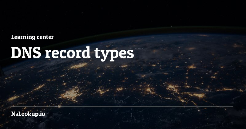 All DNS record types