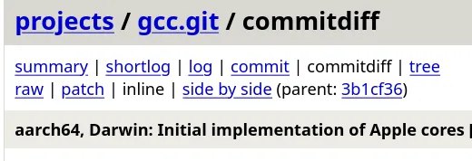 Initial Support For Apple Cores Merged For The GCC 15 Compiler: A12, M1, M2 & M3