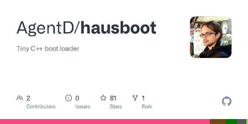 GitHub - AgentD/hausboot: Tiny C++ boot loader