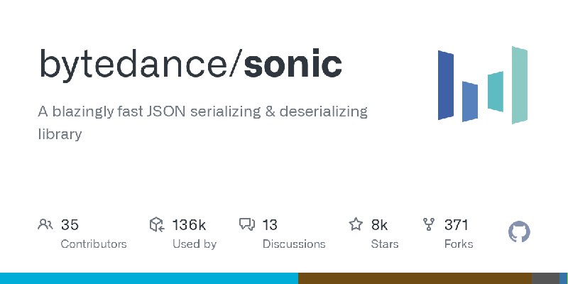 GitHub - bytedance/sonic: A blazingly fast JSON serializing & deserializing library