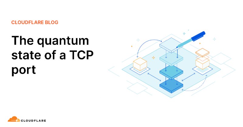 The quantum state of a TCP port