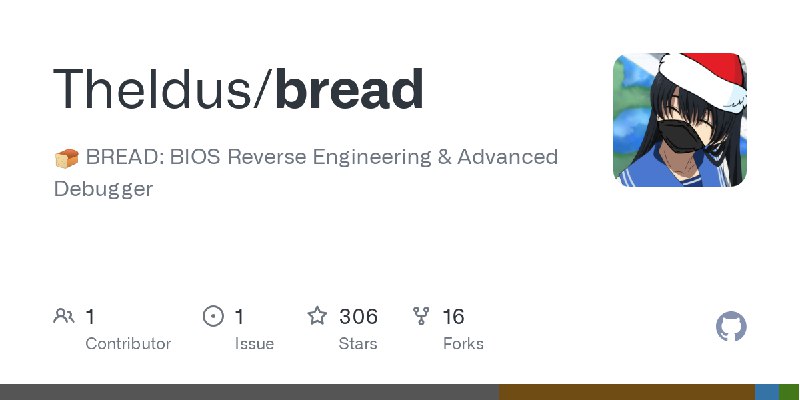 GitHub - Theldus/bread: 🍞 BREAD: BIOS Reverse Engineering & Advanced Debugger