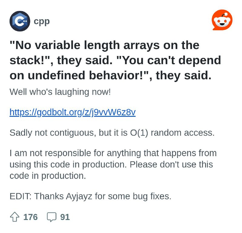From the cpp community on Reddit: 