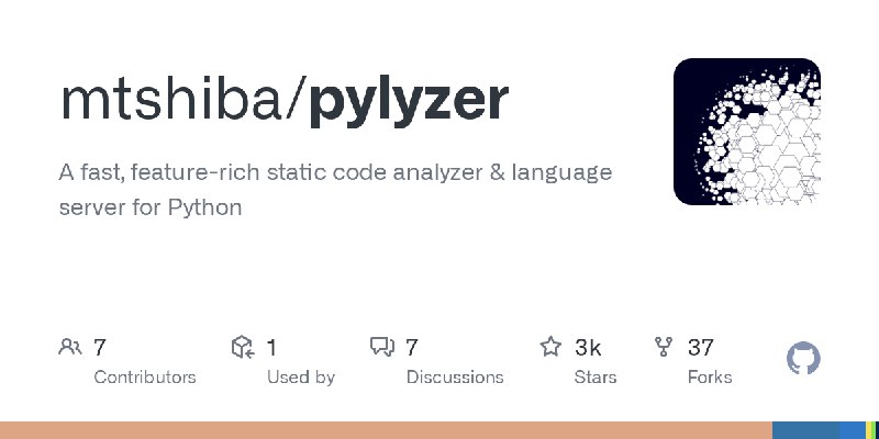 GitHub - mtshiba/pylyzer: A fast, feature-rich static code analyzer & language server for Python