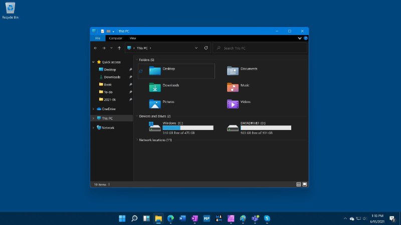 Windows 11 截图和镜像均已经陆续曝光，下一代Windows 就叫 Windows 11