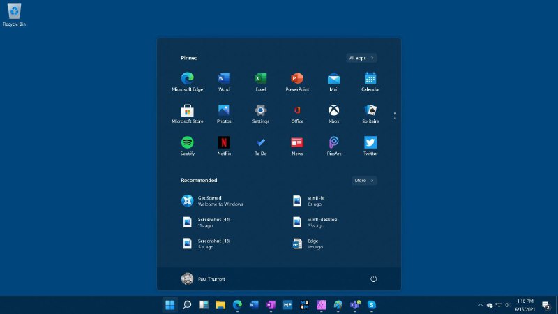 Windows 11 截图和镜像均已经陆续曝光，下一代Windows 就叫 Windows 11