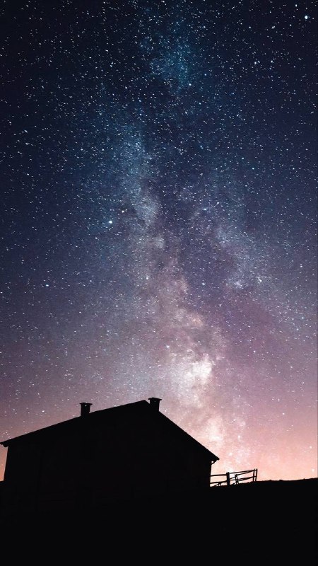 以后每晚睡觉前发一张星空/夜景照片，可用作壁纸